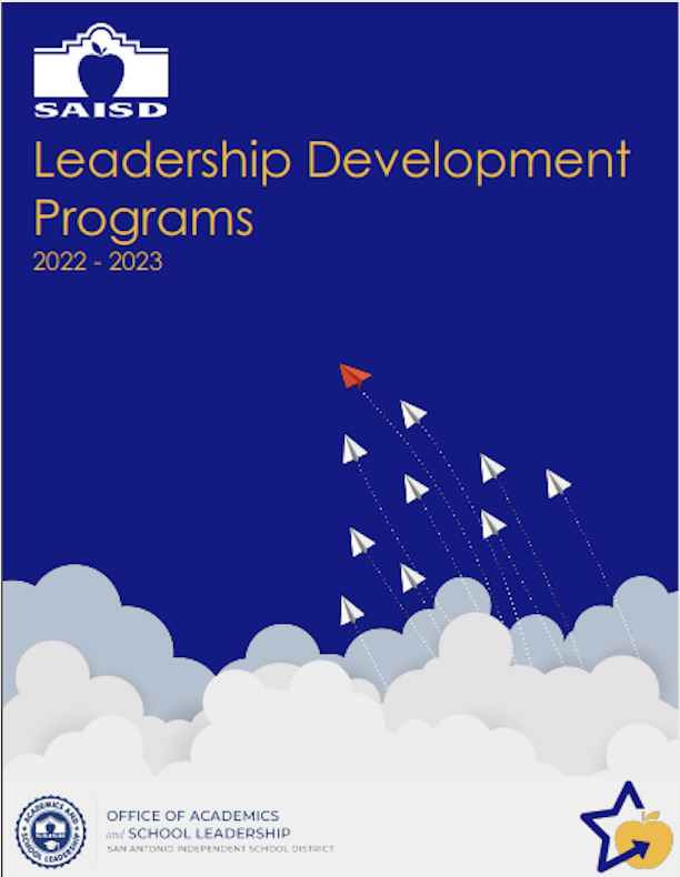 front cover of leadership academies brochure.
